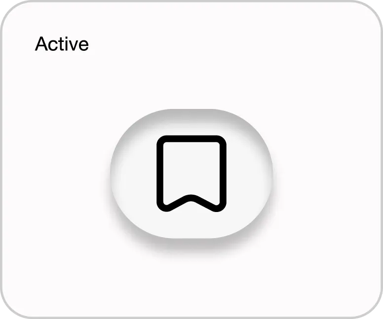 Save Button Active State